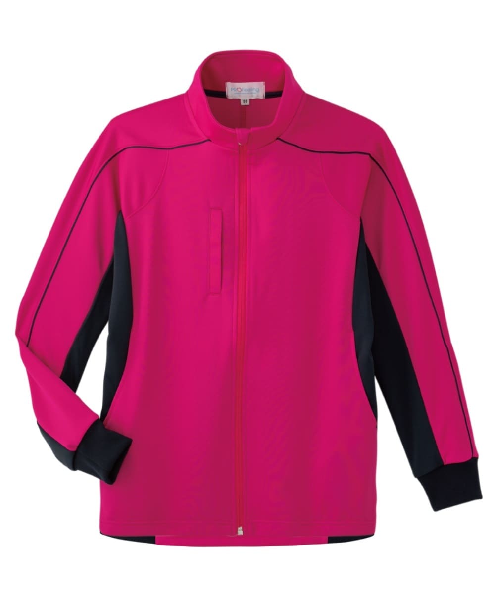 PJ344-74　男女兼用インドアジャケット　フューシャピンク