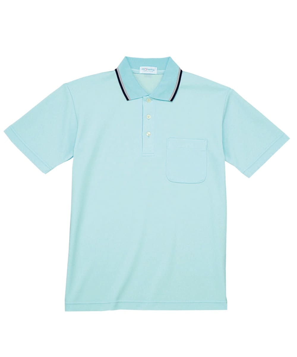 PK359-31　男女兼用半袖ポロシャツ　サックス
