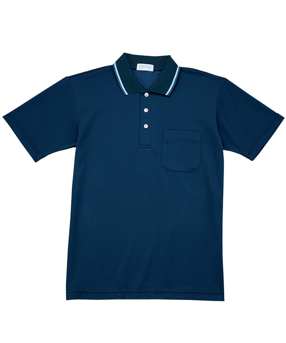 PK359-39　男女兼用半袖ポロシャツ　ネイビー