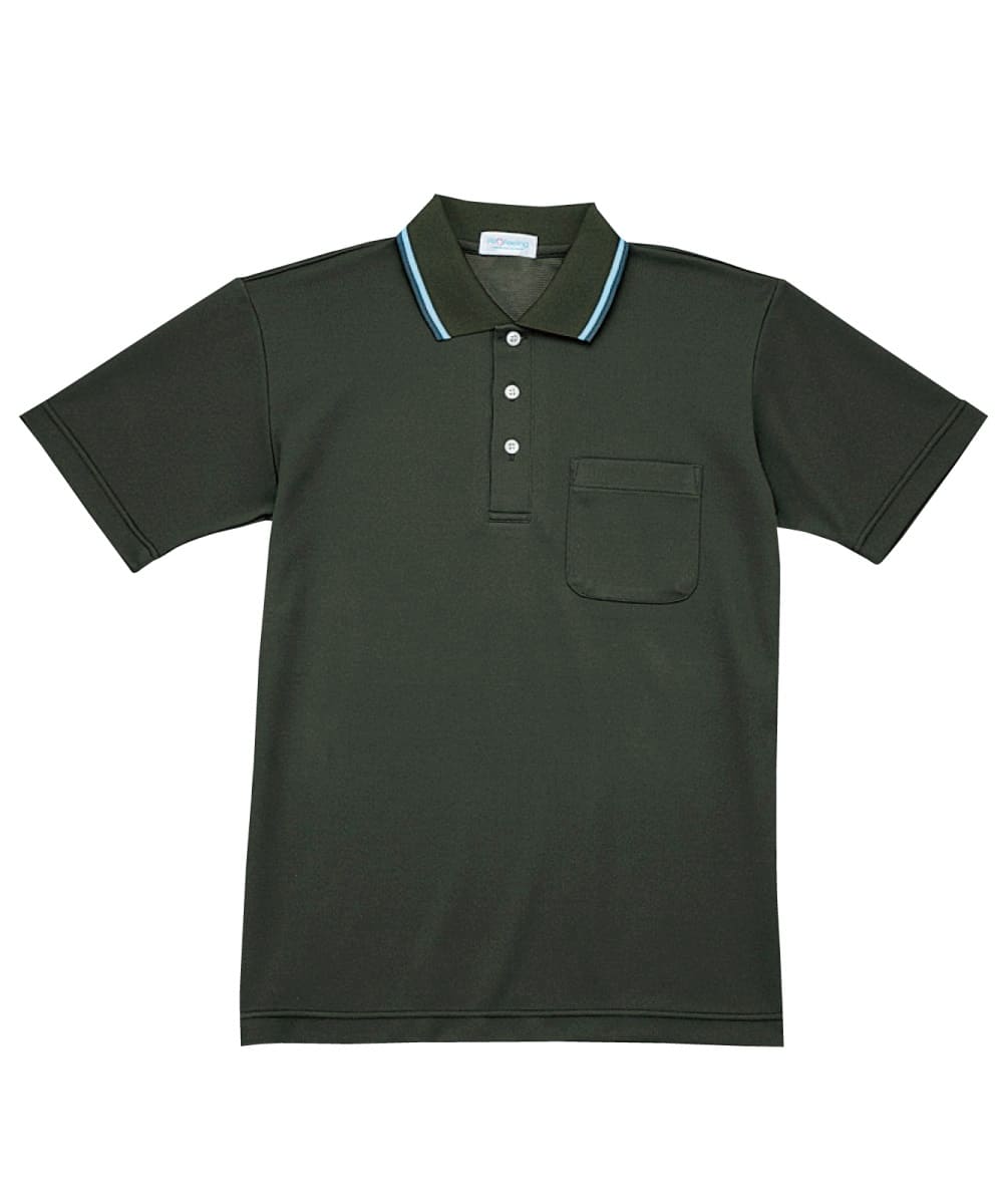 PK359-52　男女兼用半袖ポロシャツ　カーキ