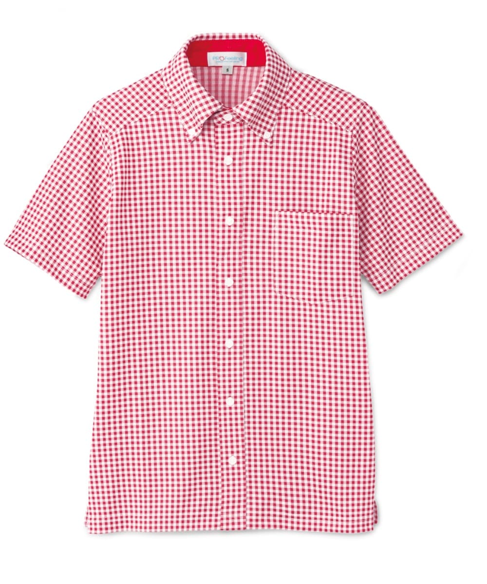 PK376-77　男女兼用半袖Ｙ’Ｓニットシャツ　レッド