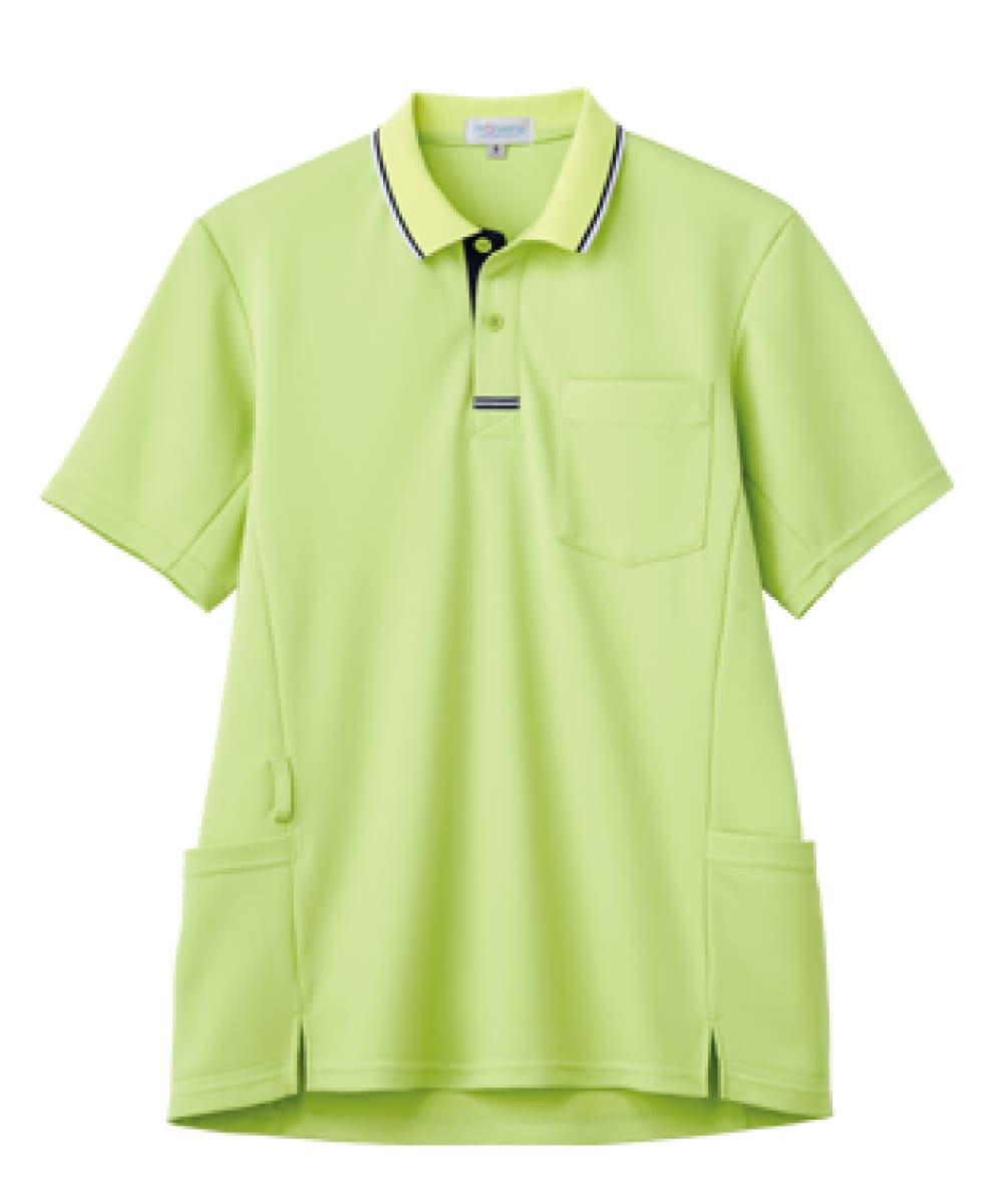PK397-53　男女兼用半袖ポロシャツ　マスカットグリーン