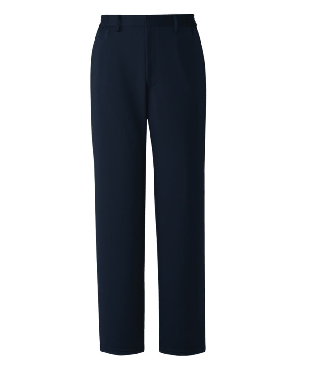 PP184-39　メンズノータックストレッチパンツ　ネイビー