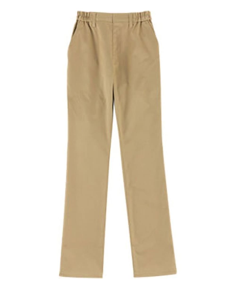 PP283-11　レディースノータックパンツ　ベージュ