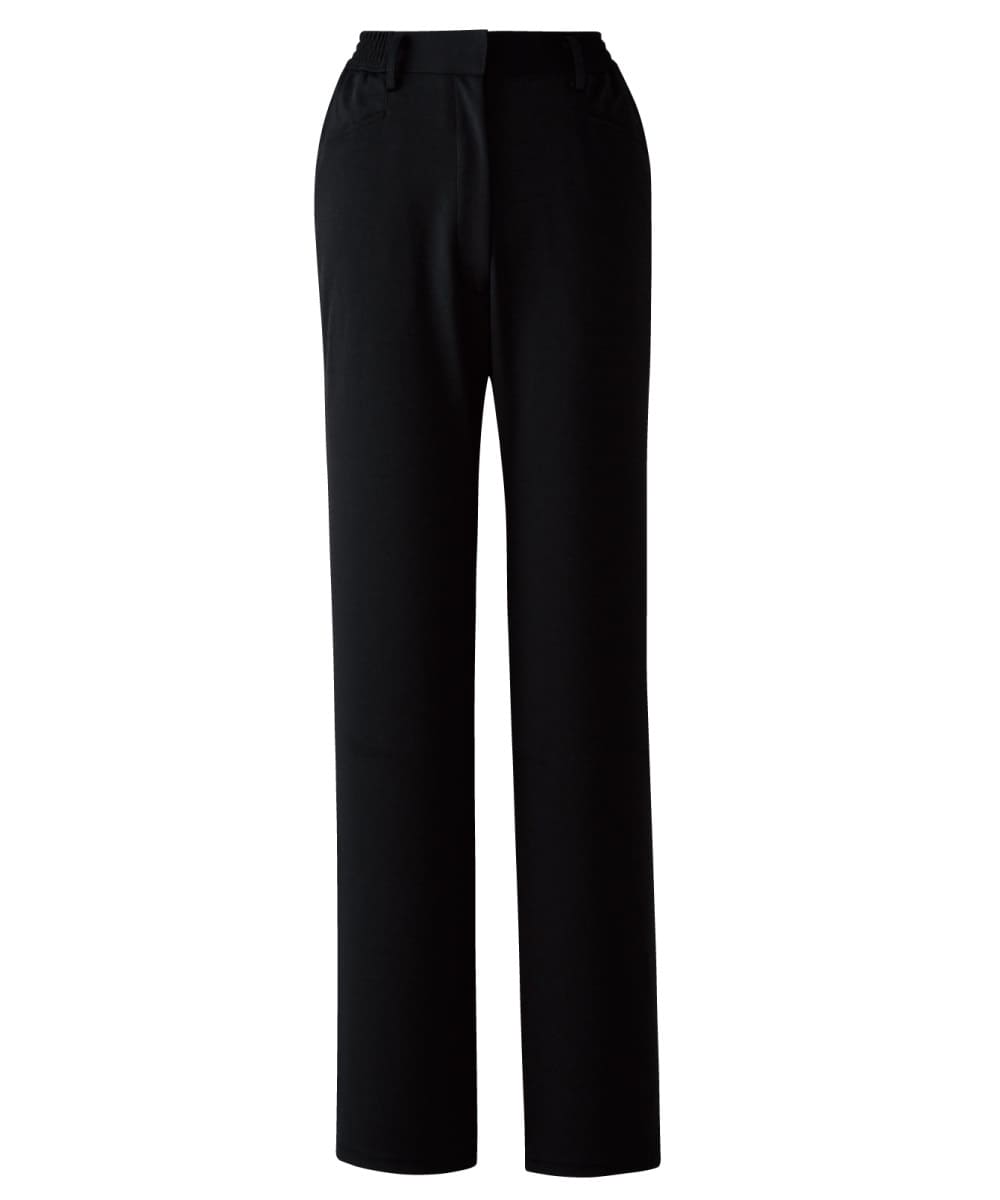 PP284-09　レディースノータックストレッチパンツ　ブラック
