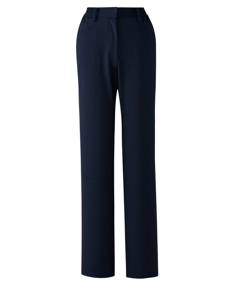 PP284-39　レディースノータックストレッチパンツ　ネイビー
