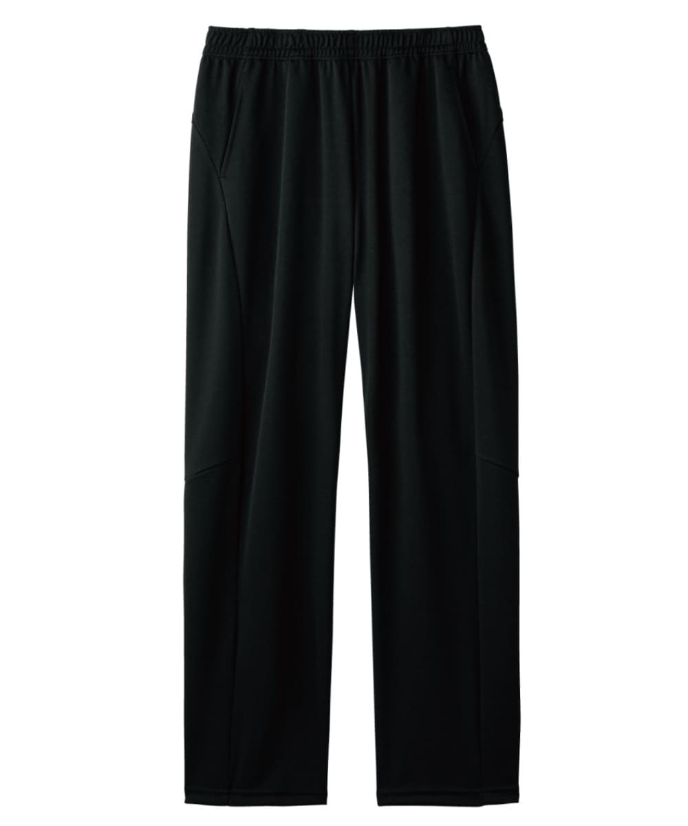 PP344-09　男女兼用ストレートパンツ　ブラック