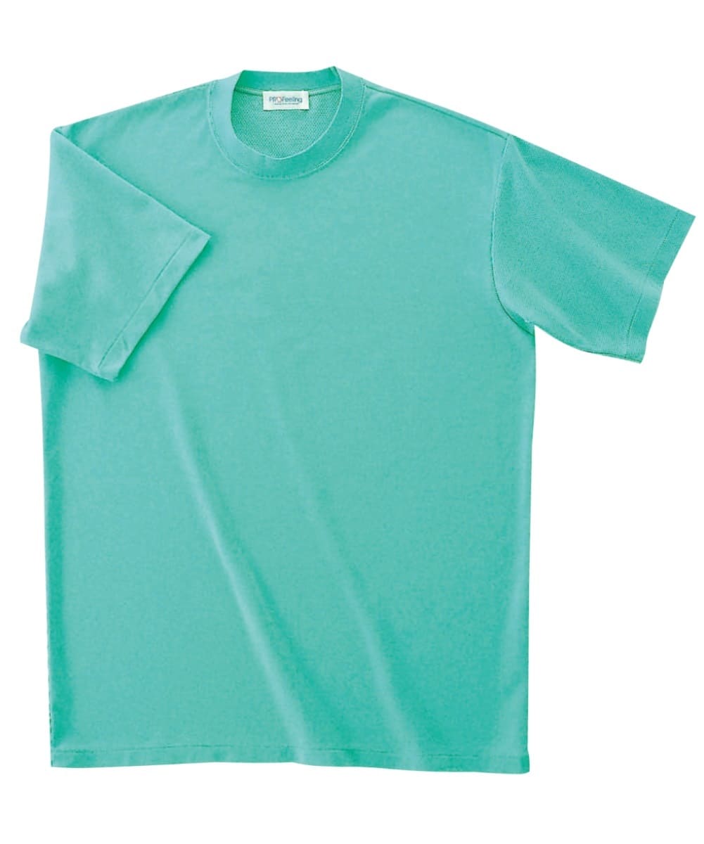 PT312-45　男女兼用メッシュＴシャツ　ターコイズ