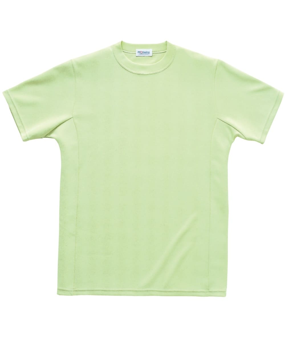 PT317-53　男女兼用マイクロメッシュＴシャツ　ライトグリーン