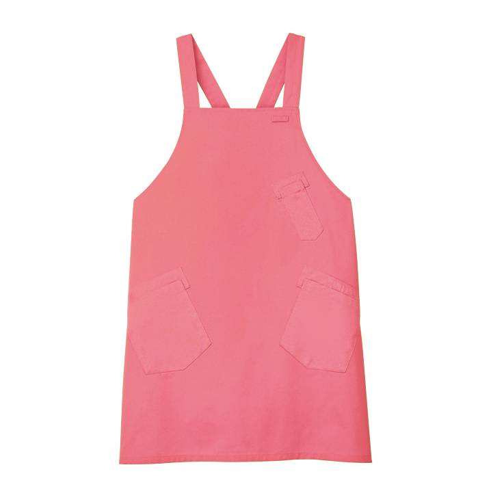 CAE057-9　男女兼用エプロン　ピンク