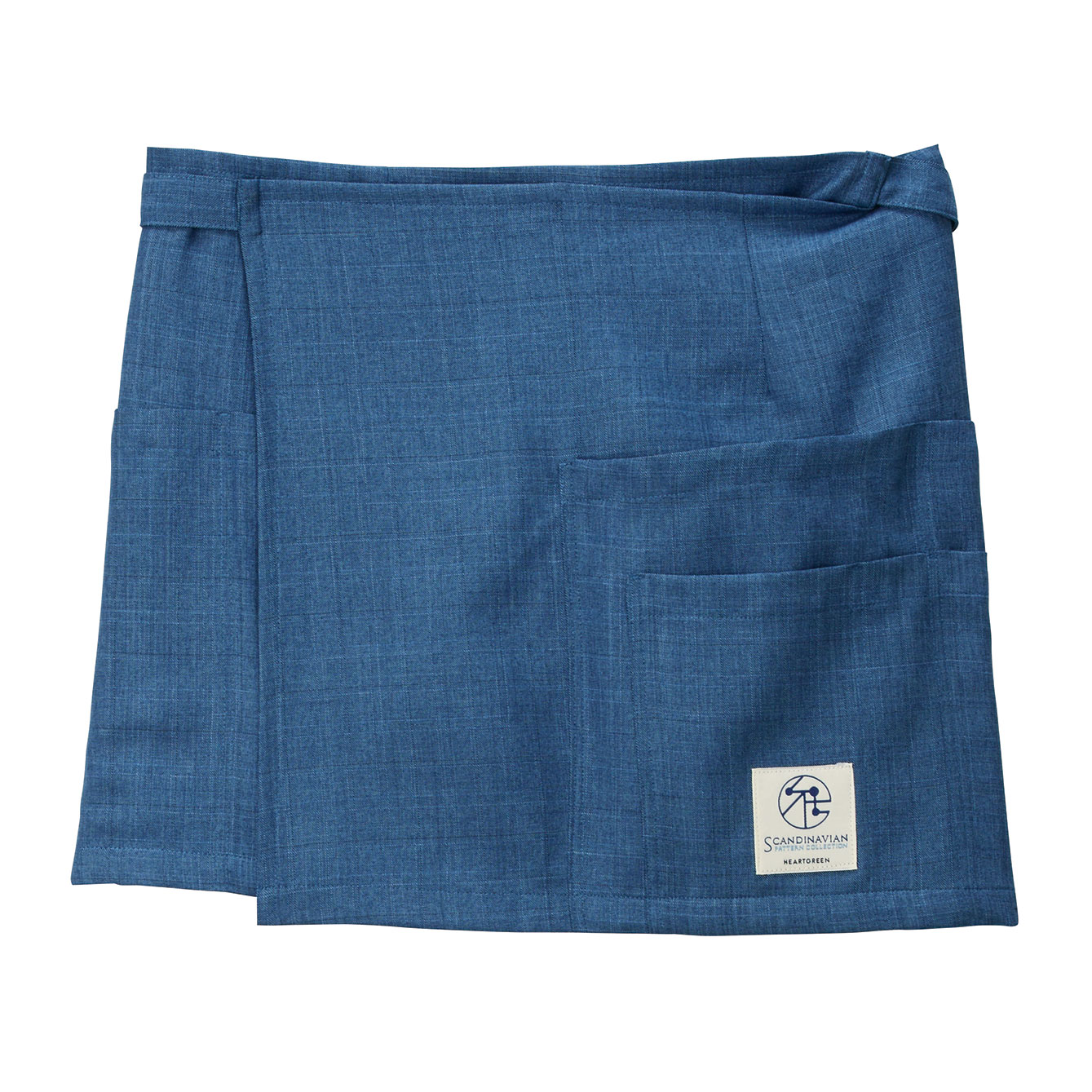 HAE013-6　男女兼用腰エプロン　フィヨルドブルー