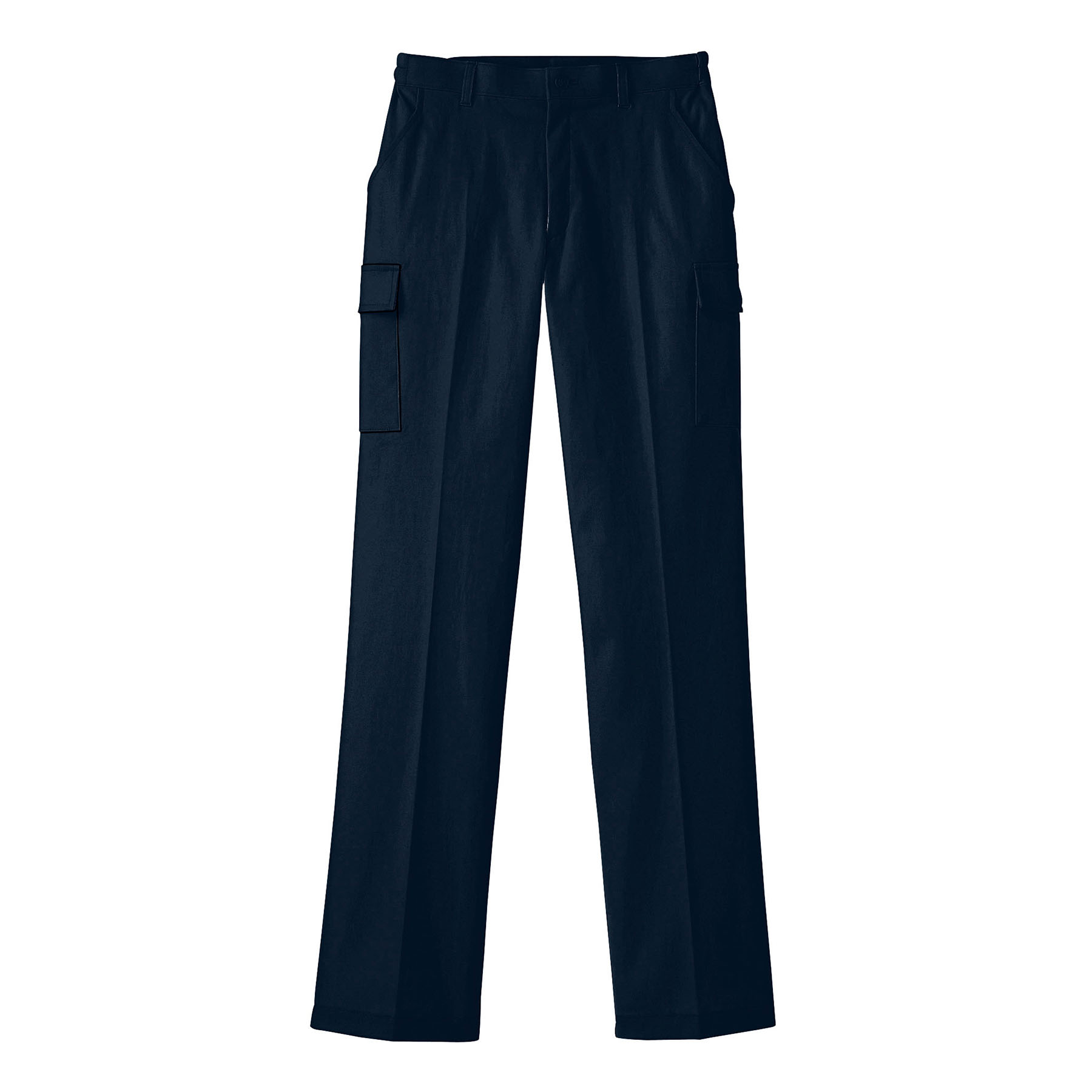 HL1955-2　レディスストレッチカーゴパンツ　インディゴブルー