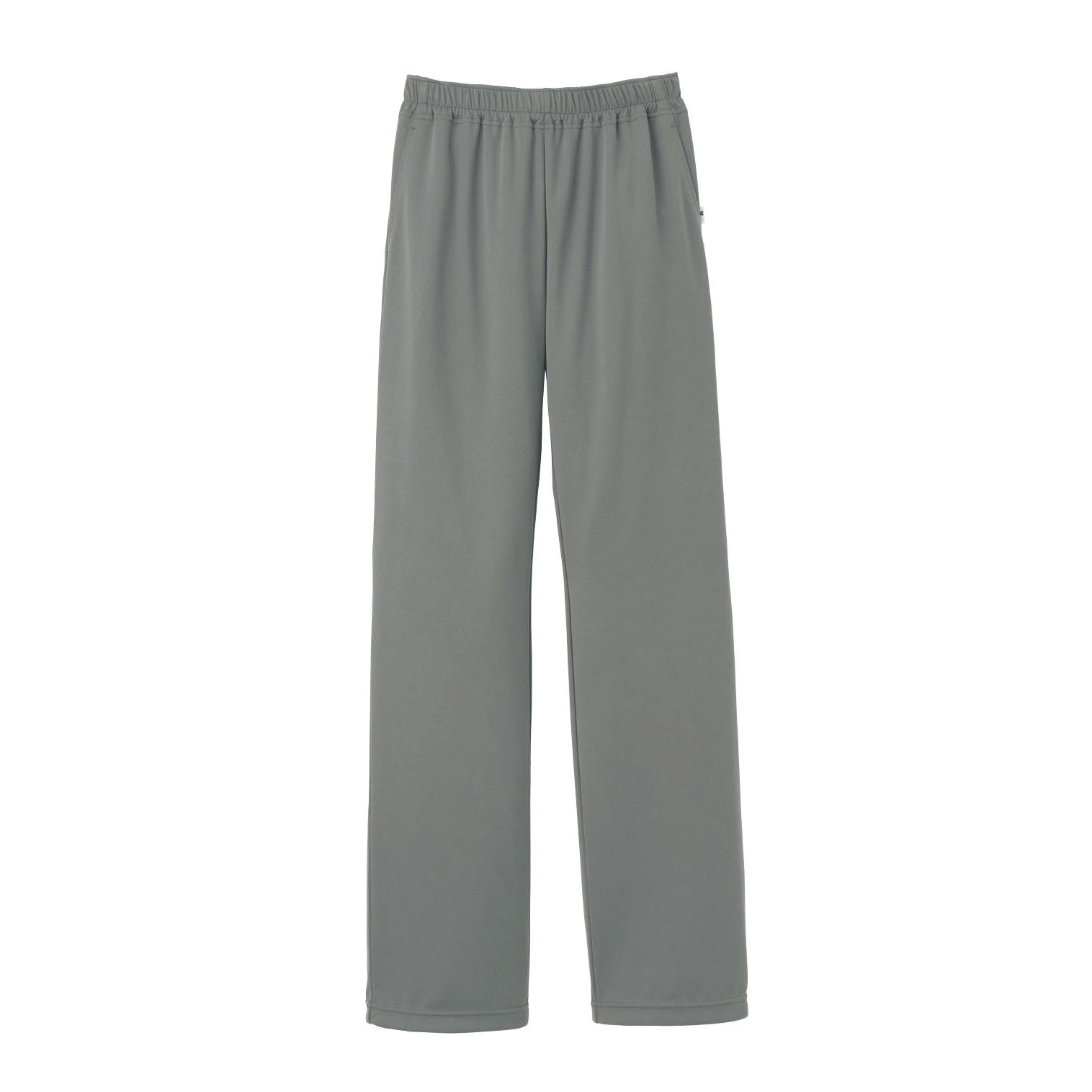 HM2235-5　男女兼用ニットストレートパンツ　ミネラルグレー