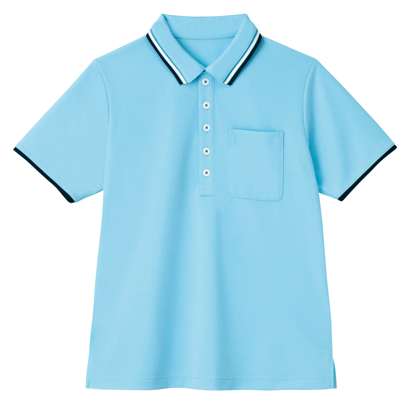 HM2439-6　男女兼用半袖ポロシャツ　空