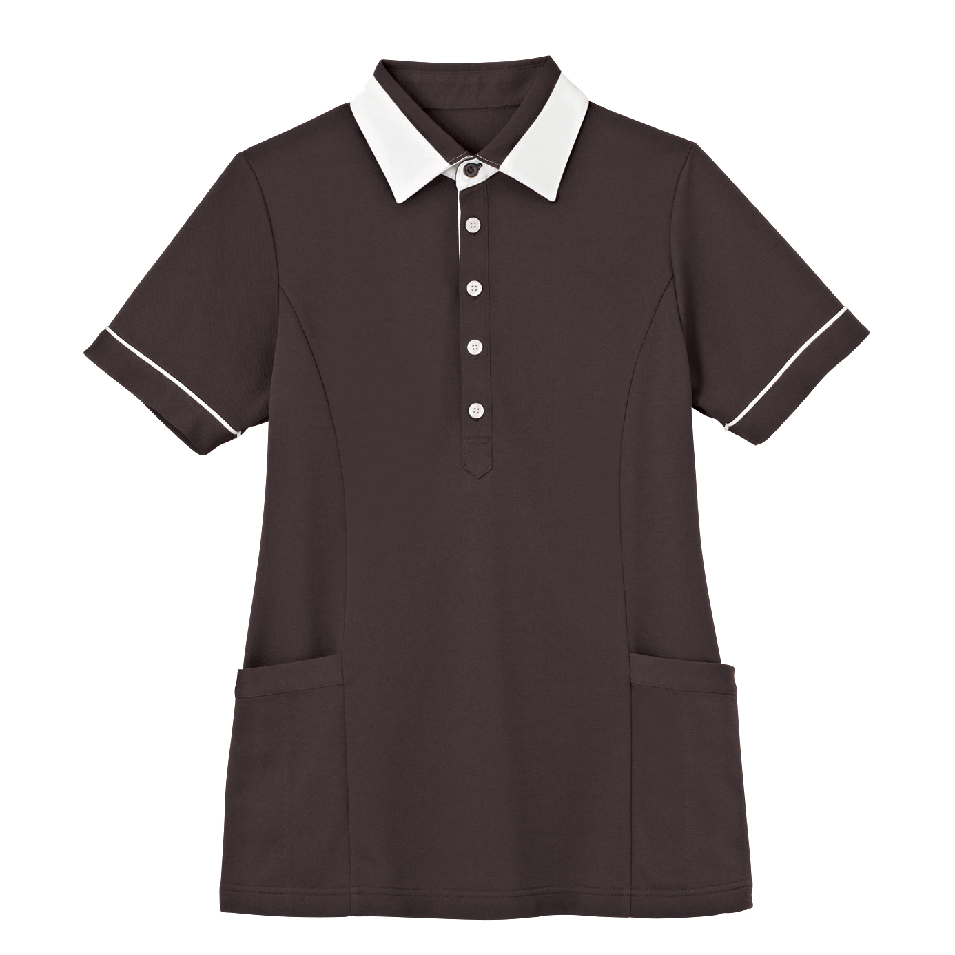 HM2449-3　男女兼用半袖プルオーバー　大地