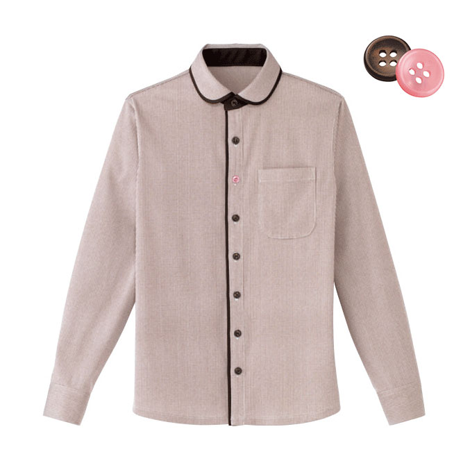 HM2658-3　男女兼用長袖ニットシャツ　バーレル