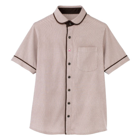 HM2659-3　男女兼用半袖ニットシャツ　バーレル