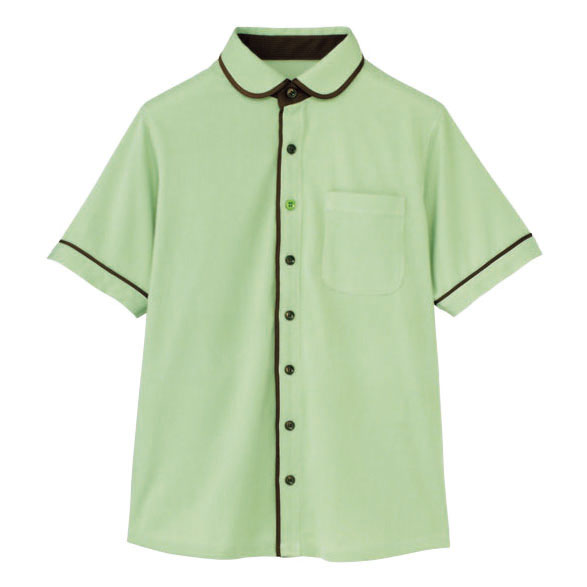 HM2659-4　男女兼用半袖ニットシャツ　野原