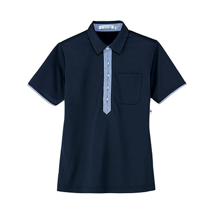 HM2819-2　男女兼用半袖ポロシャツ　夜風
