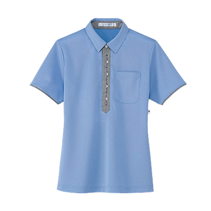 HM2819-6　男女兼用半袖ポロシャツ　空