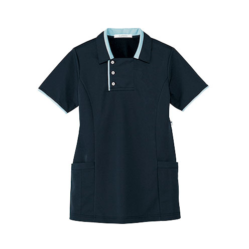 HM2829-2　男女兼用半袖ロングポロシャツ　夜風