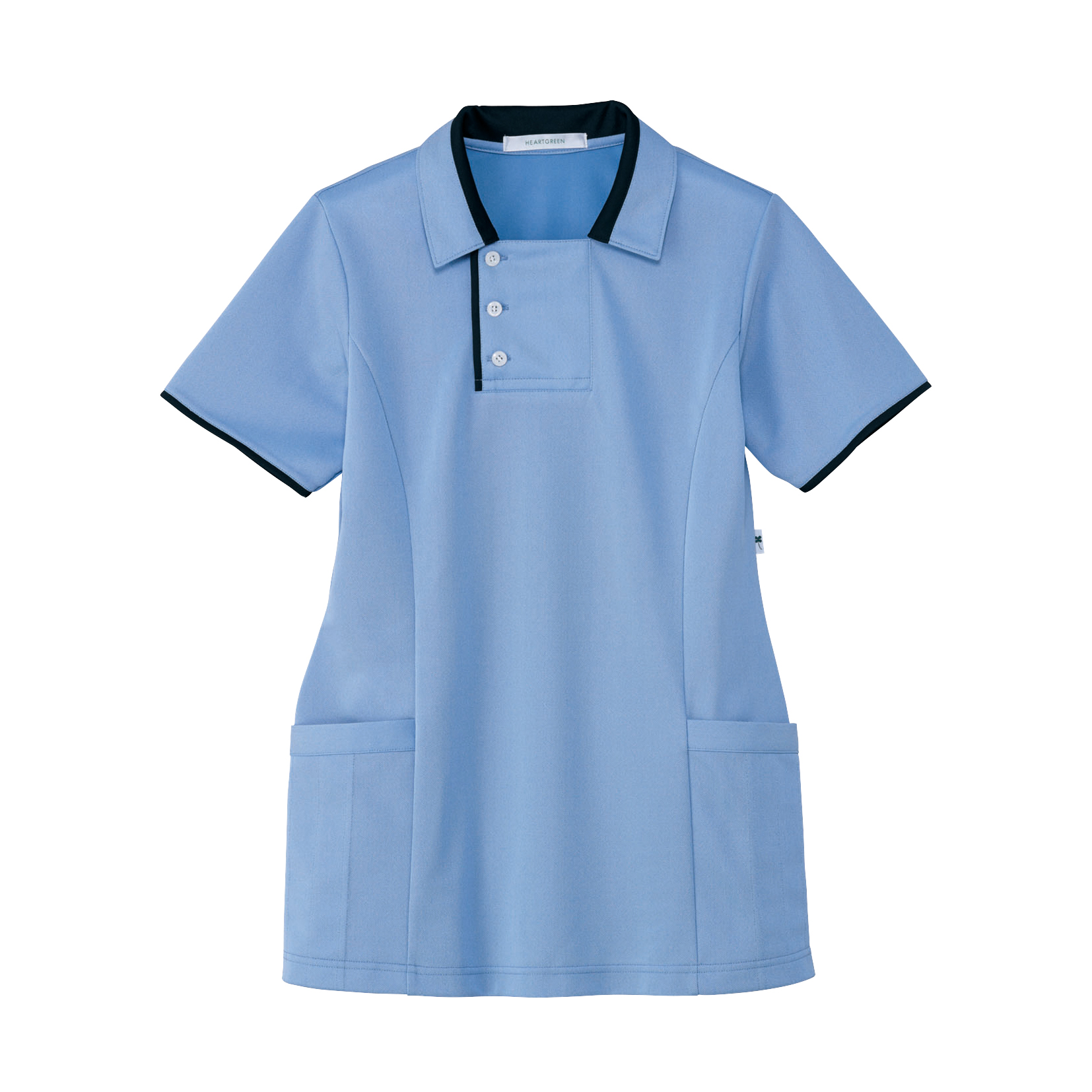 HM2829-6　男女兼用半袖ロングポロシャツ　空