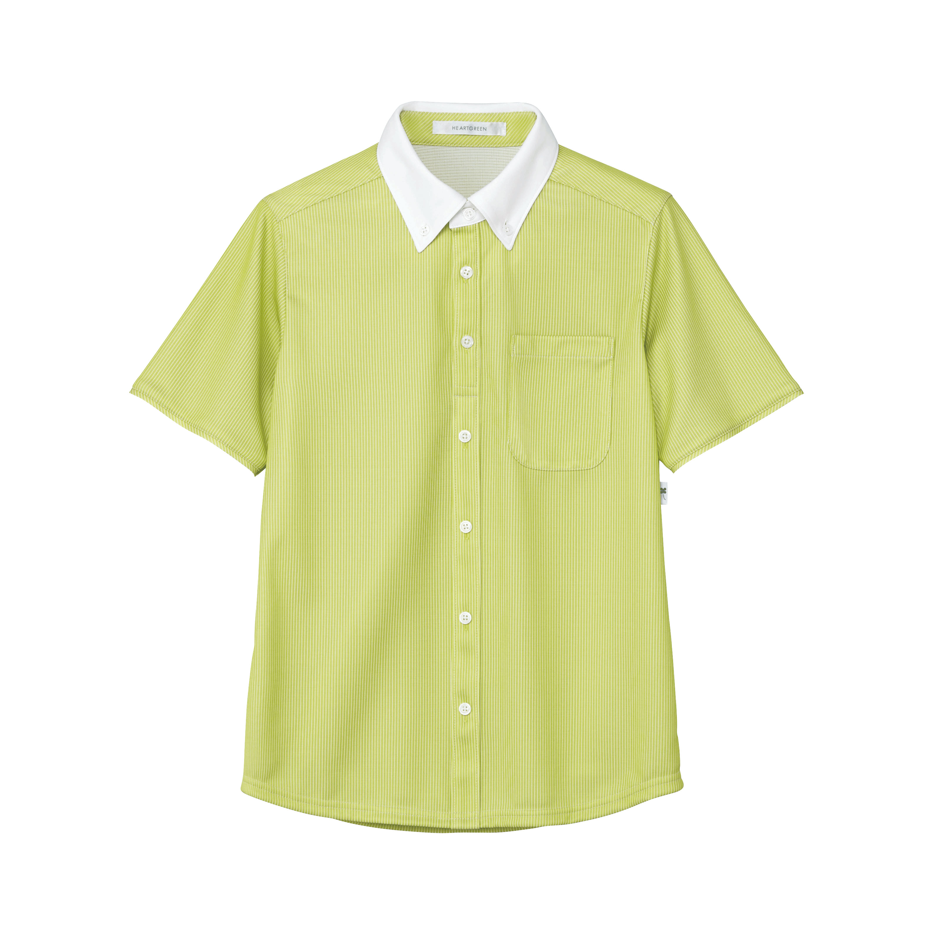 HM2839-4　男女兼用半袖ニットシャツ　草原