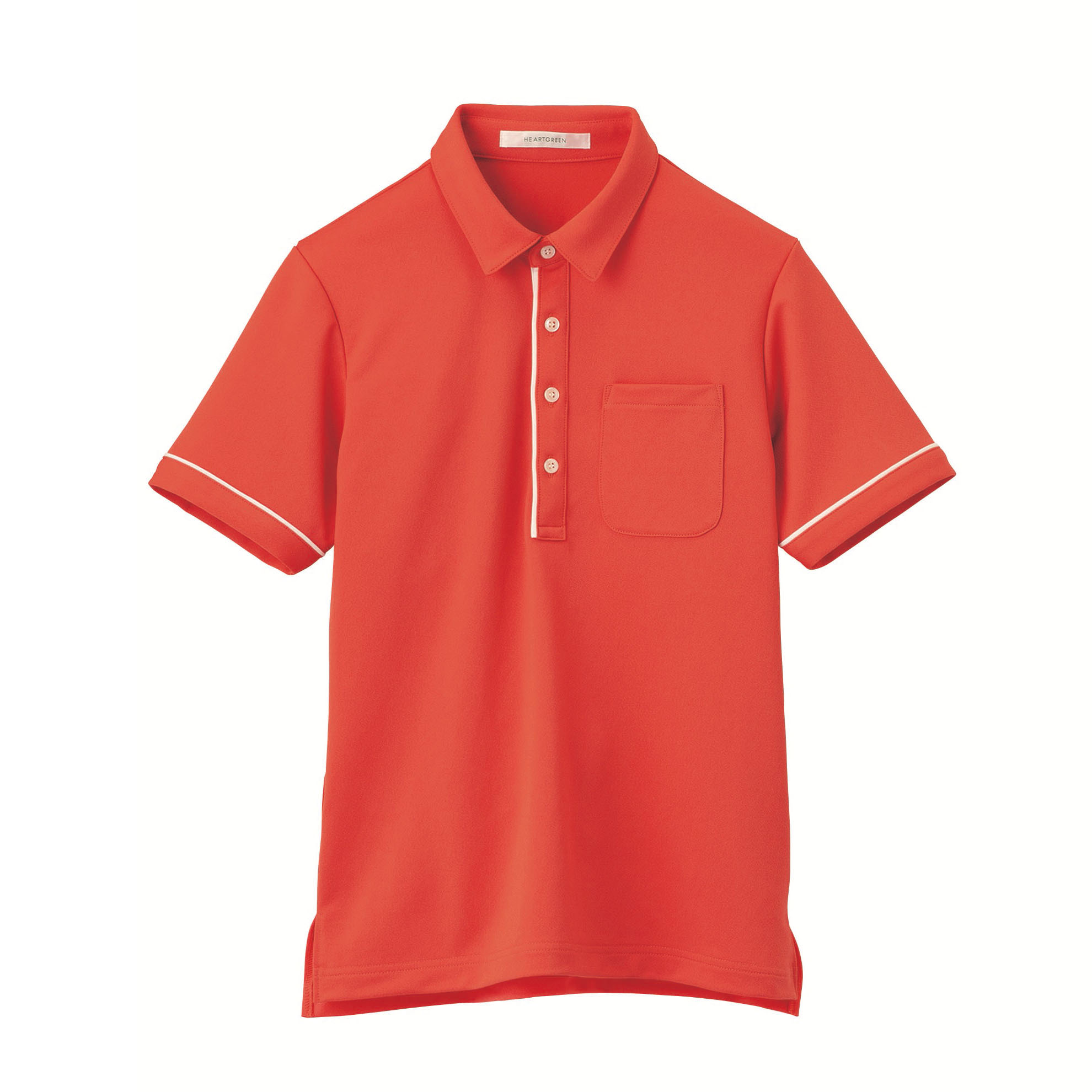 HSP003-29　男女兼用半袖ポロシャツ　コーラルピンク