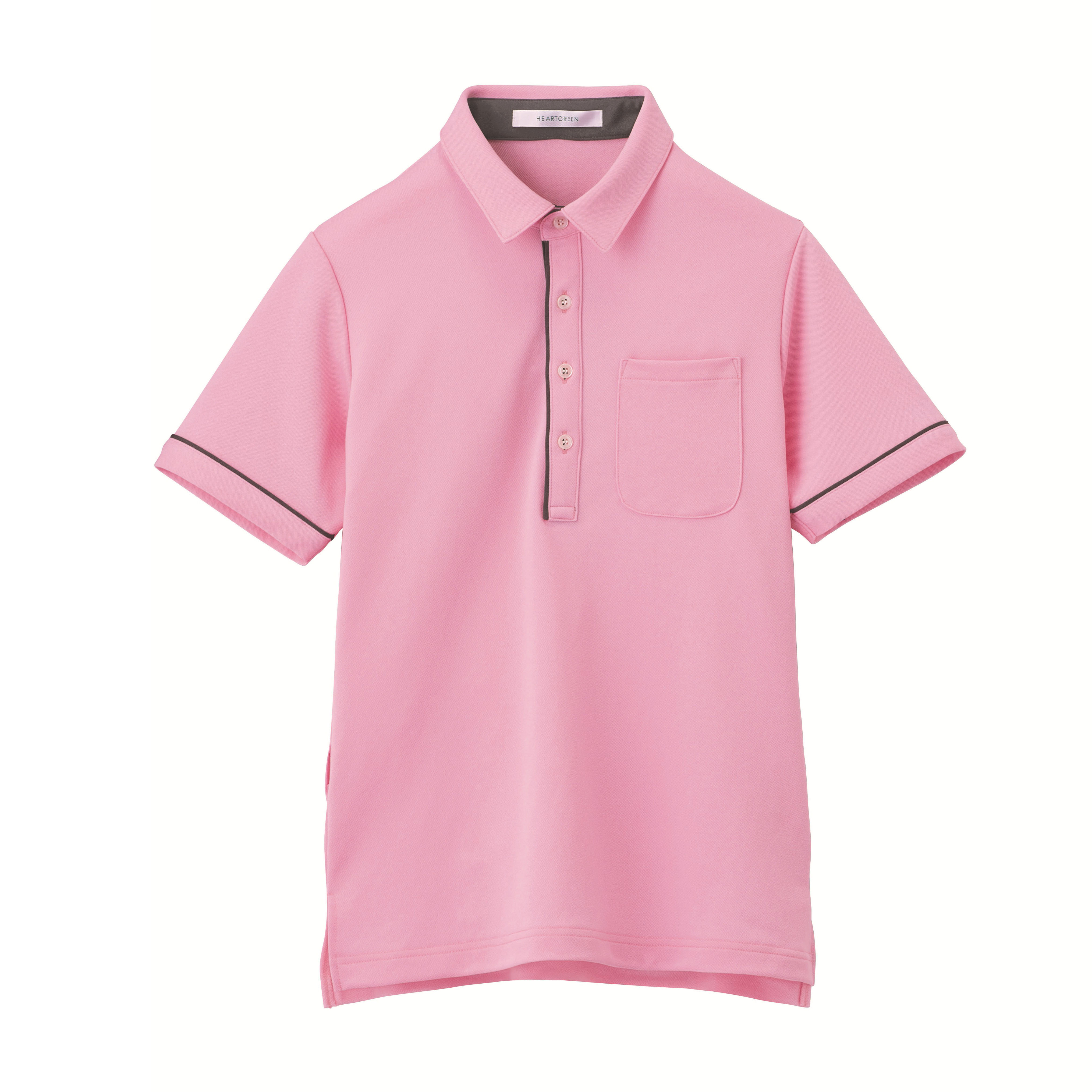 HSP003-9　男女兼用半袖ポロシャツ　ブロッサムピンク