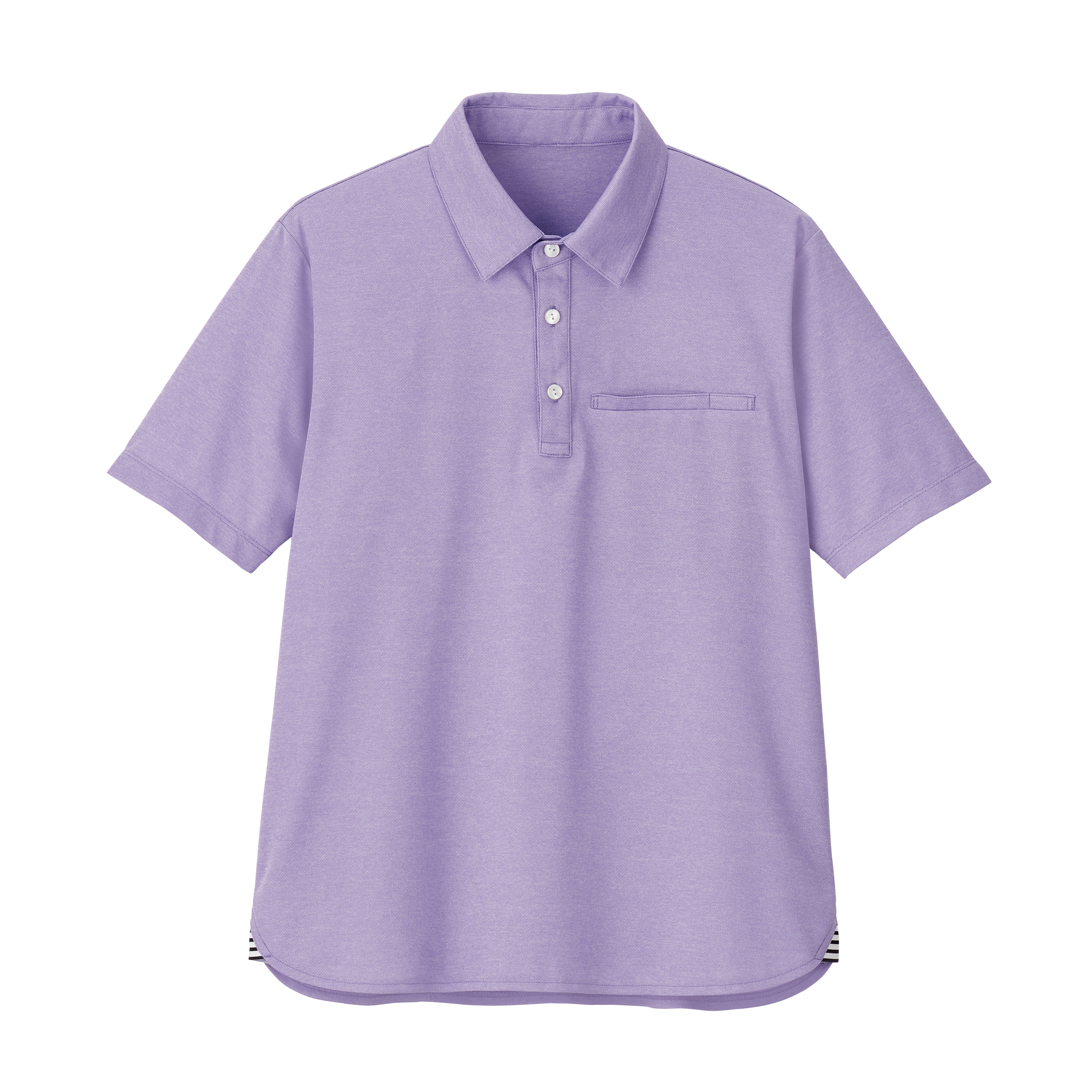 HSP017-7　男女兼用半袖ポロシャツ　リラクシングパープル