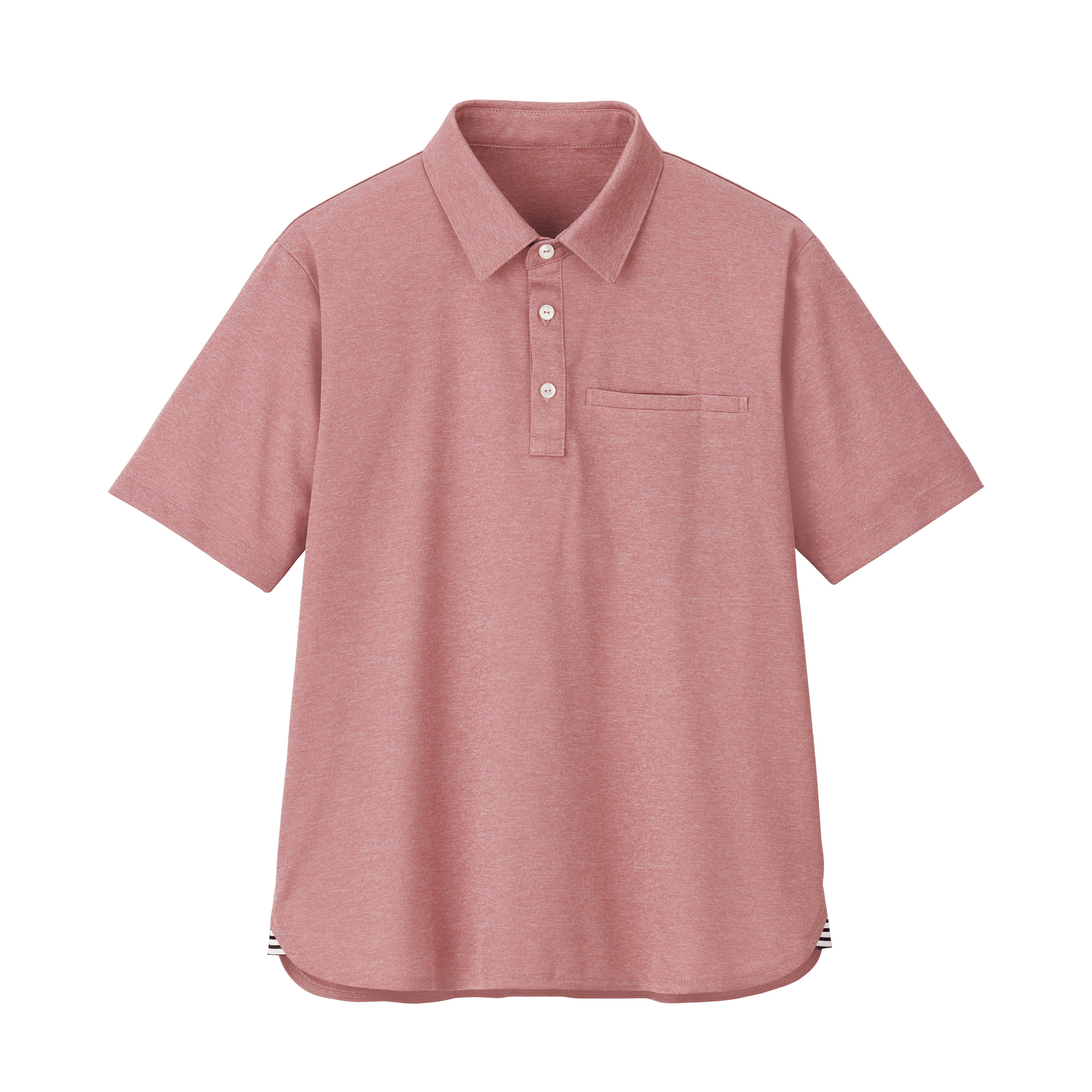 HSP017-9　男女兼用半袖ポロシャツ　サンセットピンク