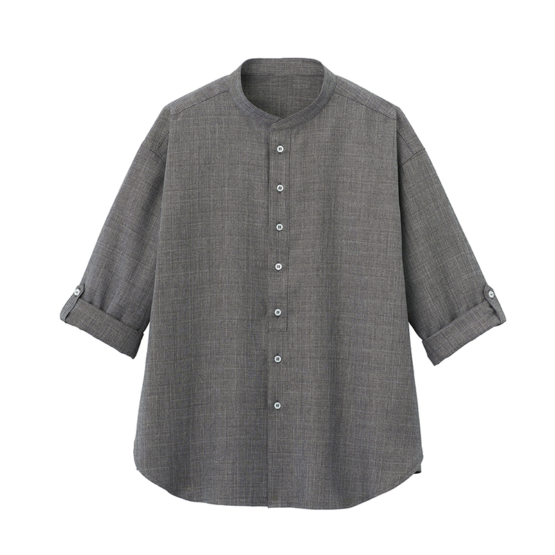 HSY010-5　男女兼用シャツ　フィヨルドグレー