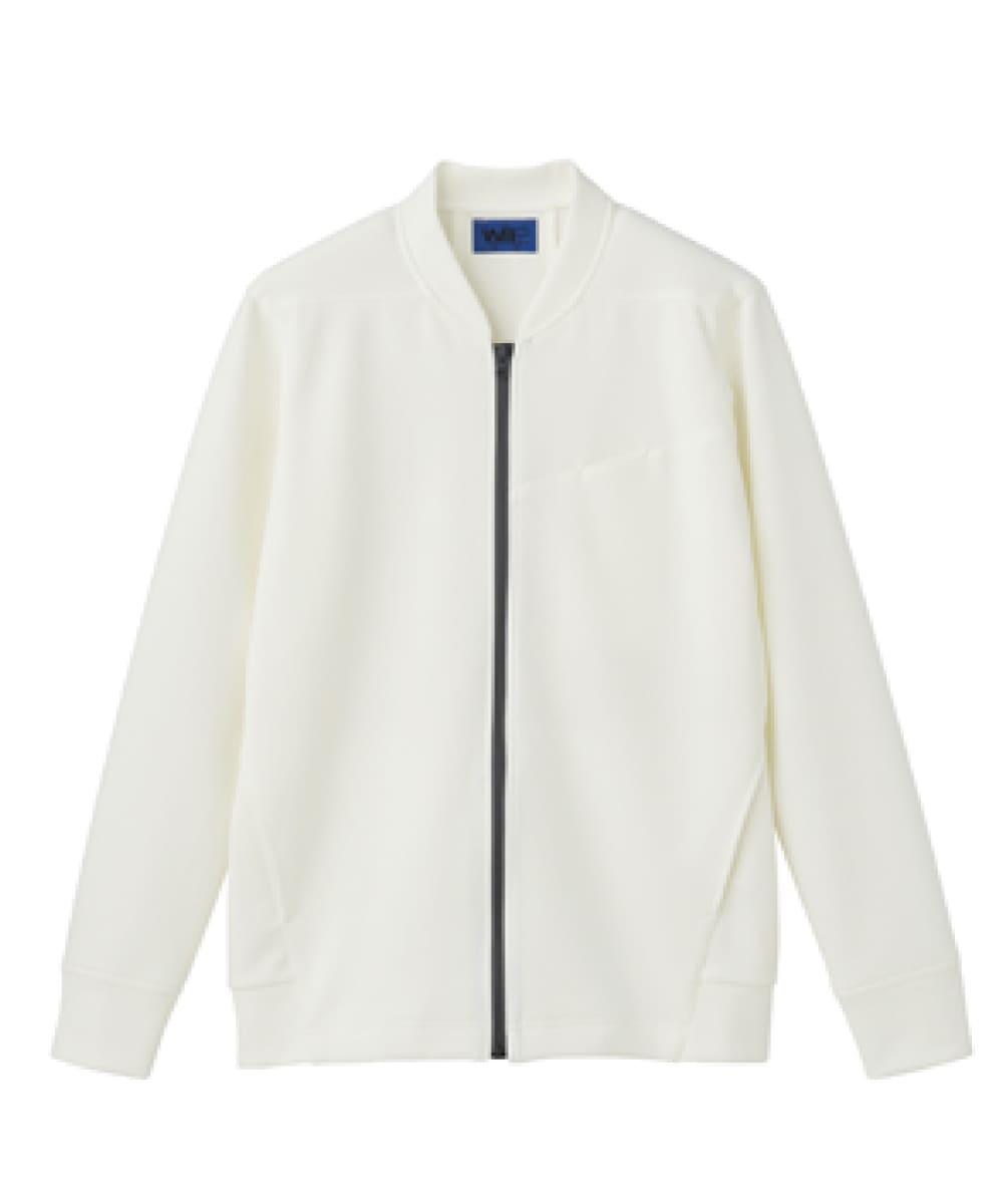 62238　男女兼用ブルゾン　ホワイト