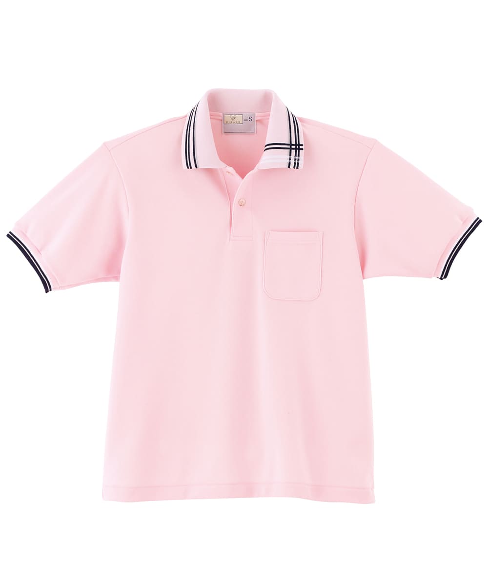 CR106-11　ポロシャツ　ピンク
