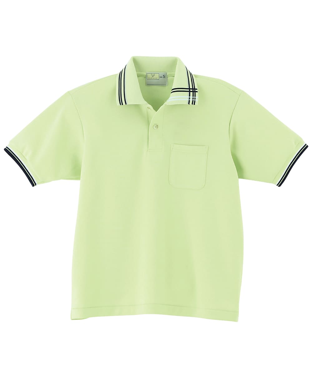 CR106-37　ポロシャツ　ライム