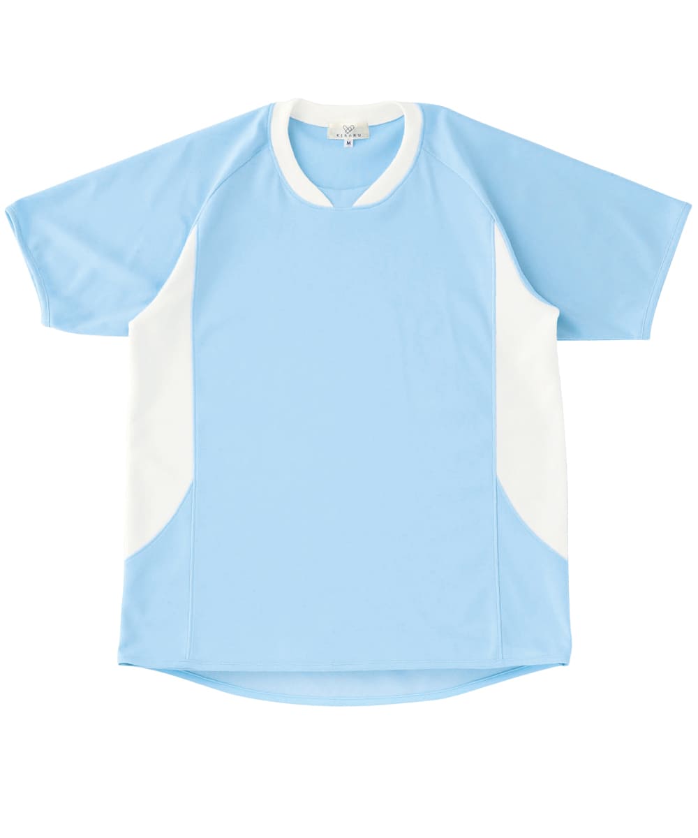 CR108-70　入浴介助用シャツ　サックス