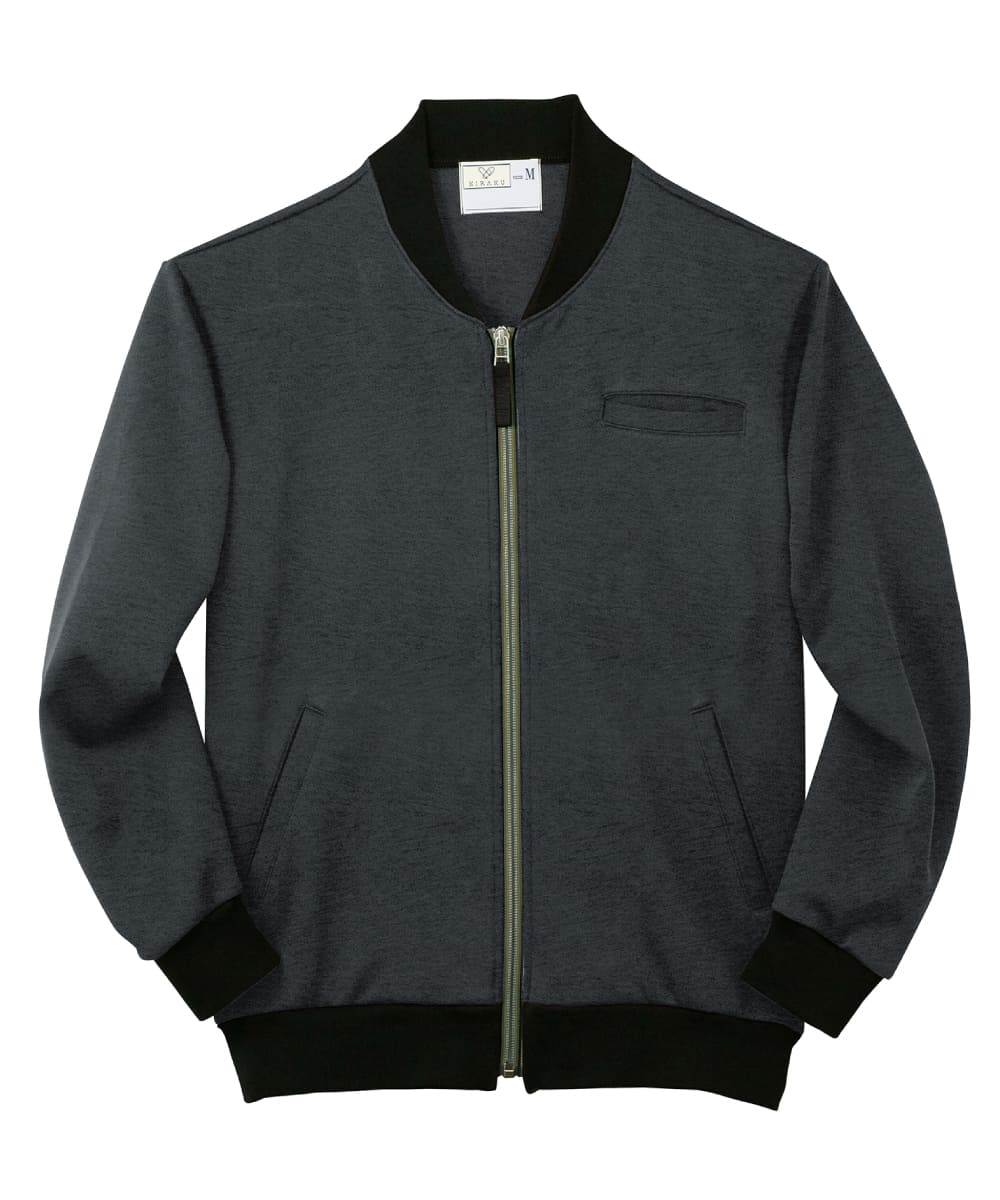 CR179-08　ジャケット　グレーモク