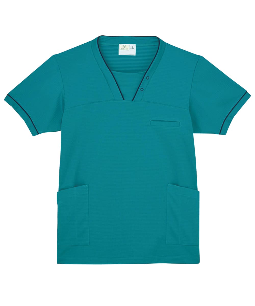 CR216-46　ケアスクラブ　ピーコックグリーン