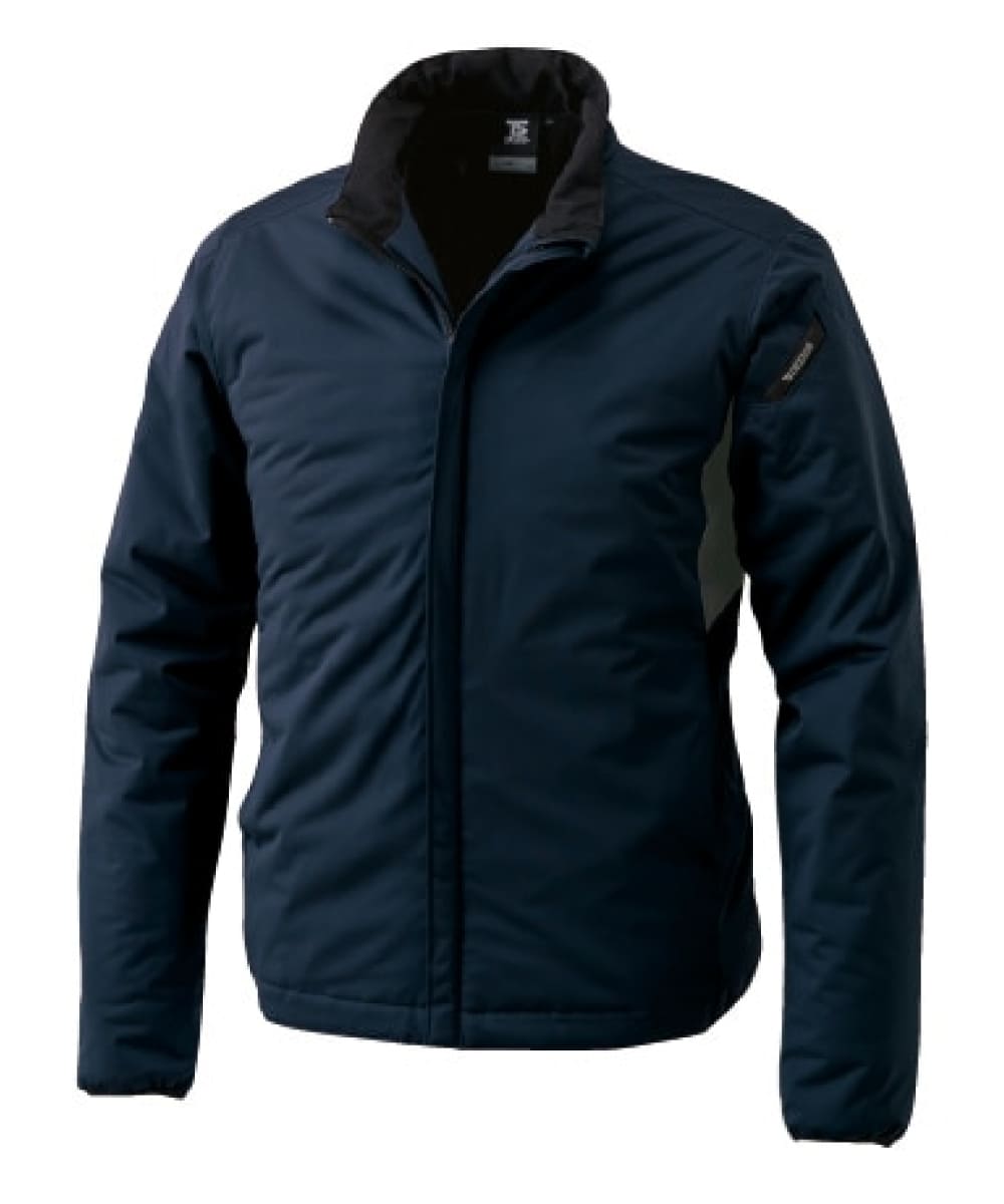 6636-45　防風ストレッチライトウォームジャケット　ネイビー
