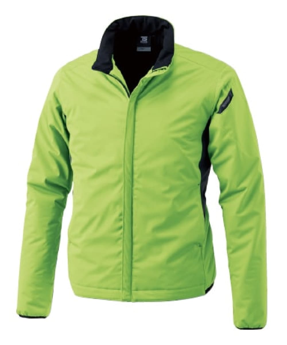 6636-55　防風ストレッチライトウォームジャケット　ライトグリーン