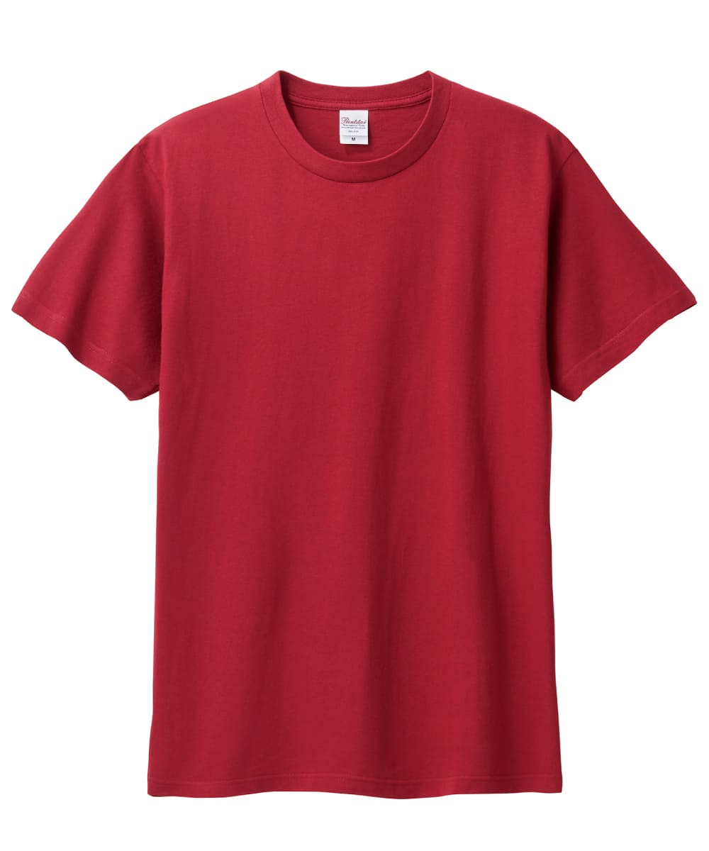 00085-CVT-035　5.6オンスヘビーウエイトＴシャツ　ガーネットレッド
