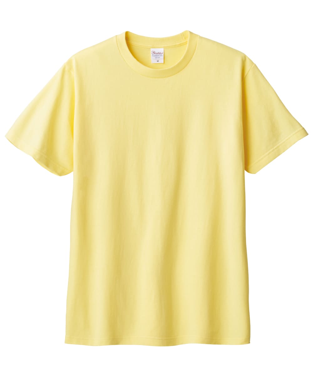 00085-CVT-134　5.6オンスヘビーウエイトＴシャツ　ライトイエロー