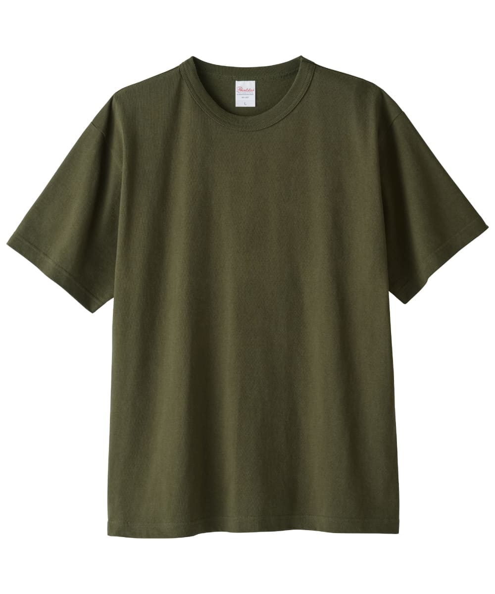 00087-OET-037　5.9オンスオープンエンドＴシャツ　アーミーグリーン