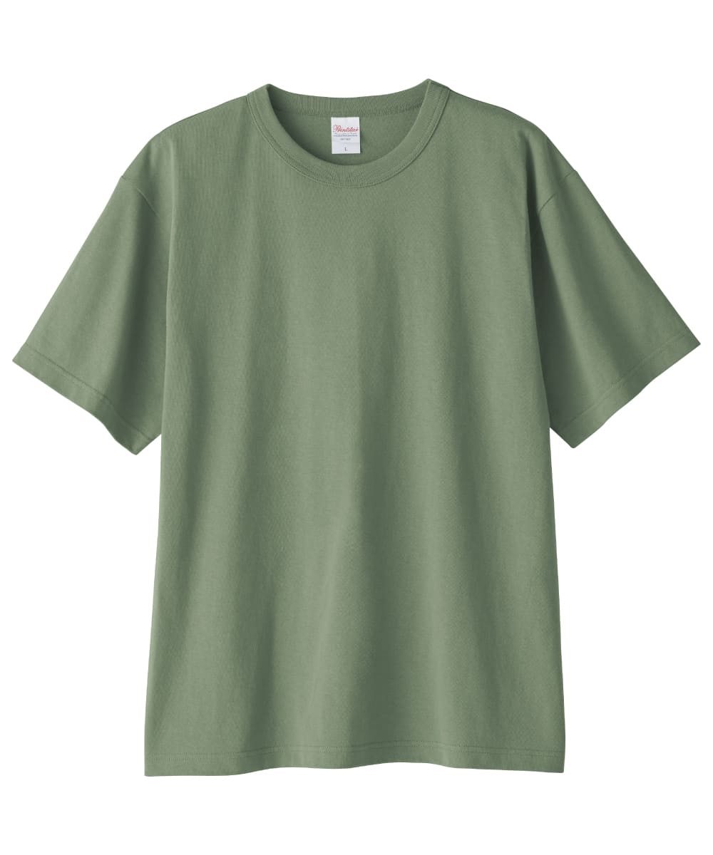 00087-OET-424　5.9オンスオープンエンドＴシャツ　モスグレー
