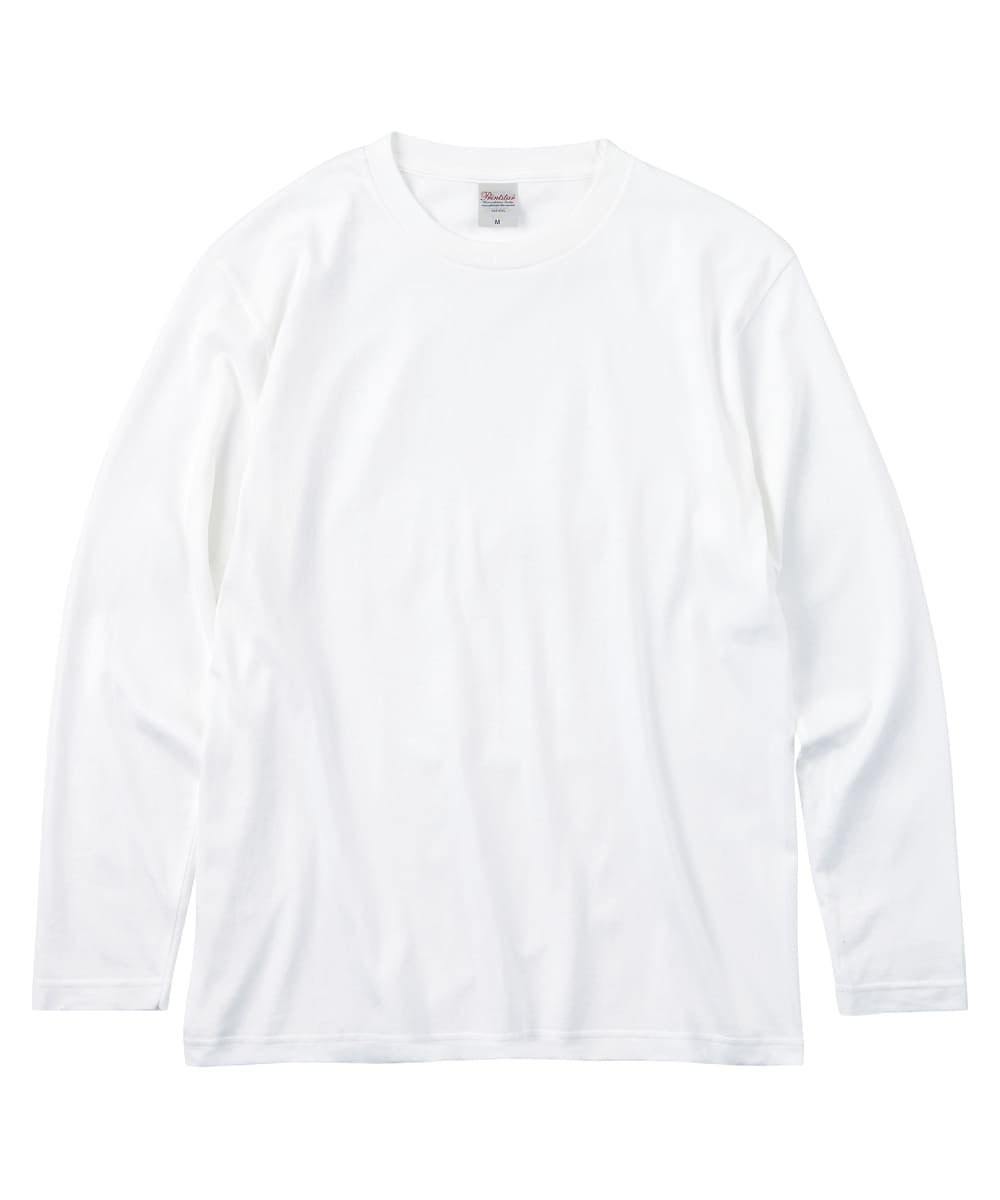 00102-CVL-001　5.6オンスヘビーウェイト長袖Ｔシャツ　ホワイト