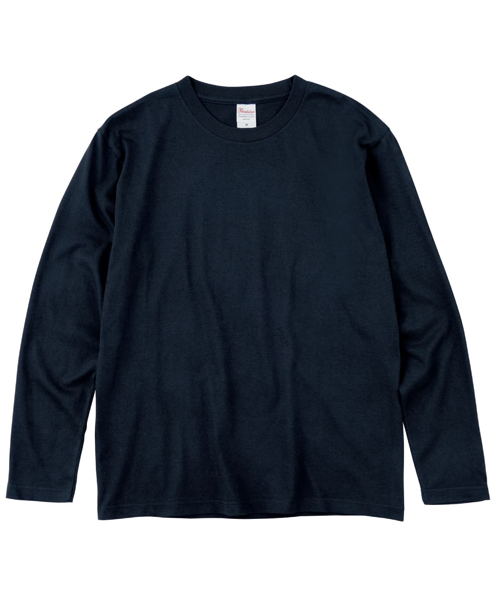 00102-CVL-031　5.6オンスヘビーウェイト長袖Ｔシャツ　ネイビー