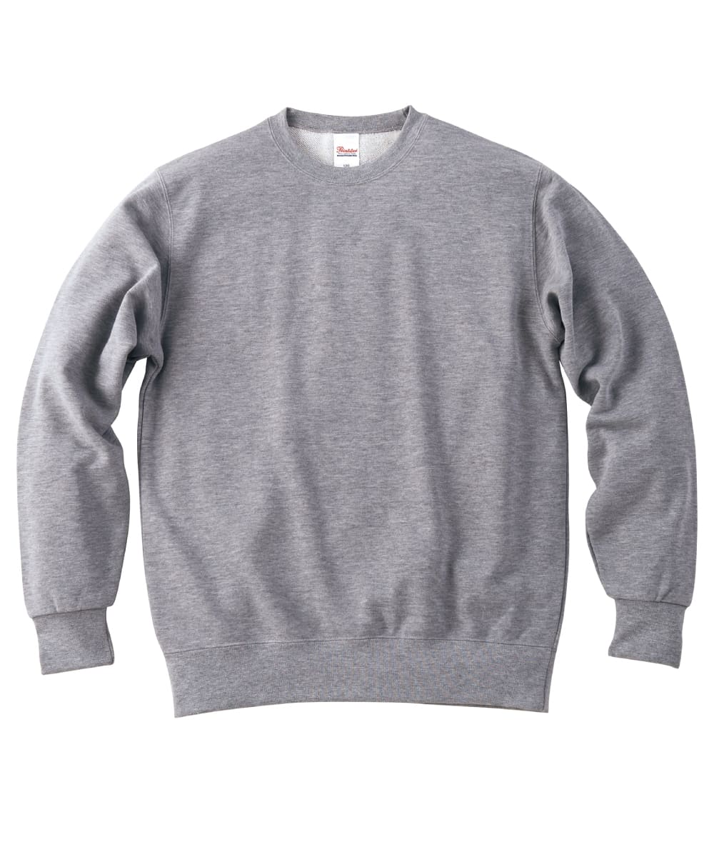 00183-NSC-003　9.7オンススタンダードトレーナー　杢グレー