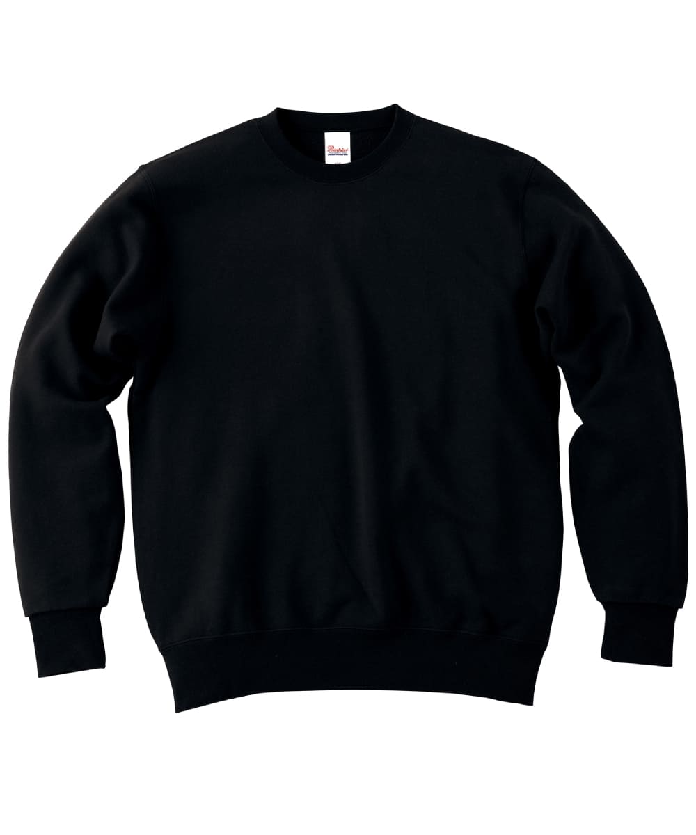 00183-NSC-005　9.7オンススタンダードトレーナー　ブラック
