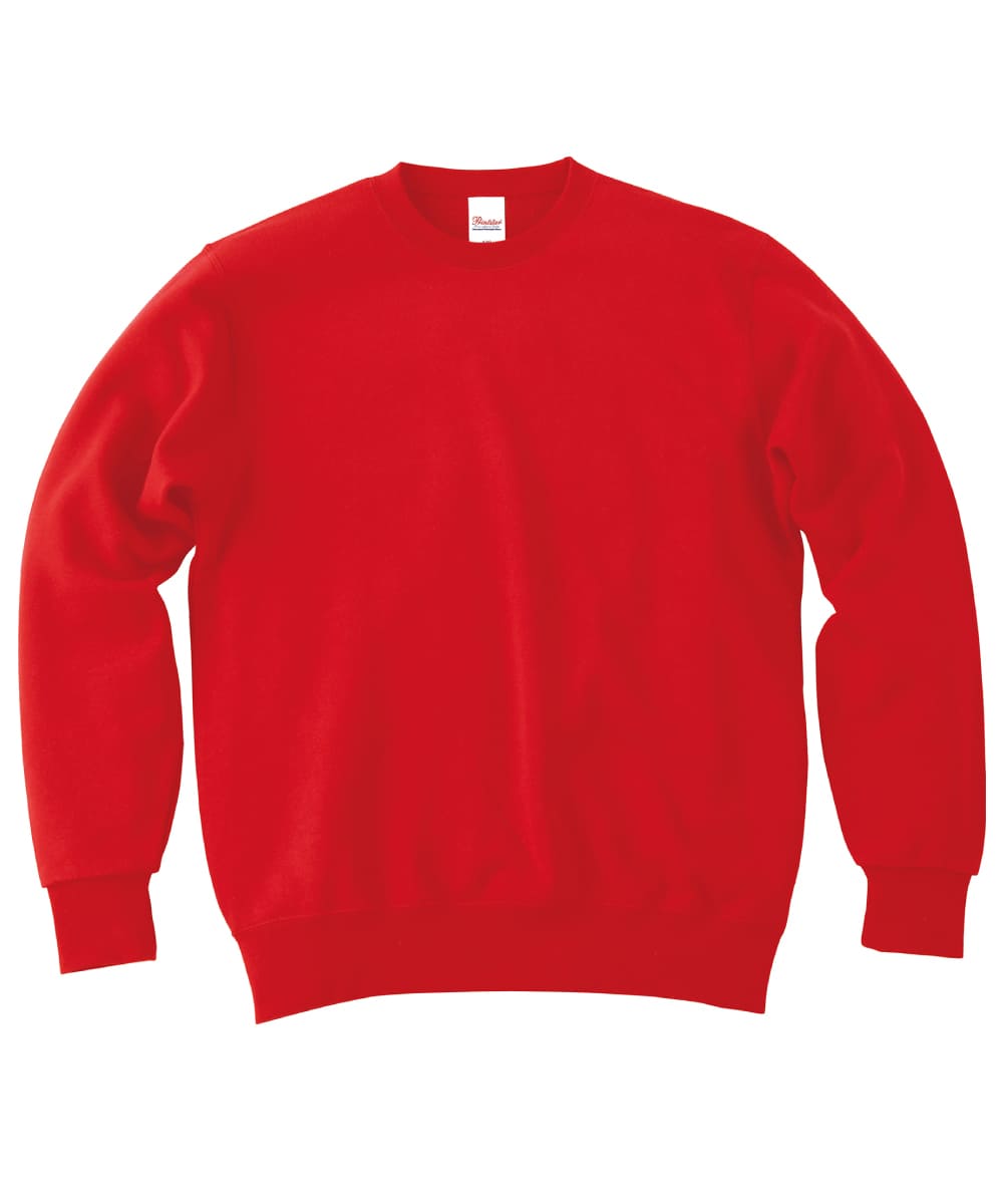 00183-NSC-010　9.7オンススタンダードトレーナー　レッド