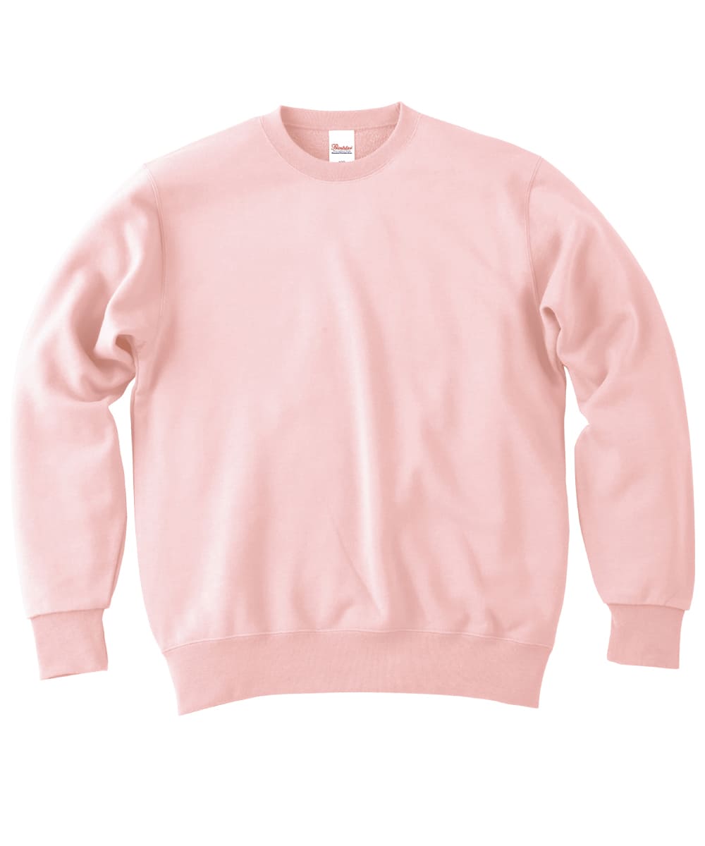00183-NSC-132　9.7オンススタンダードトレーナー　ライトピンク